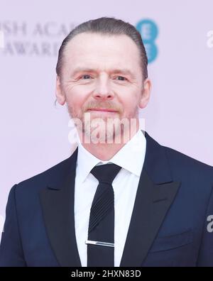 London, UK. 13th Mar, 2022. British actor Simon Pegg attends the EE British Academy Film Awards at Royal Albert Hall, London on Sunday, March 13, 2022. Photo by Rune Hellestad/UPI Credit: UPI/Alamy Live News Stock Photo
