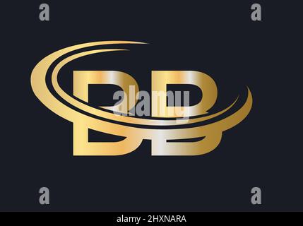 Initial Monogram Letter BB Logo Design Vector. BB Logo Design Template Stock Vector