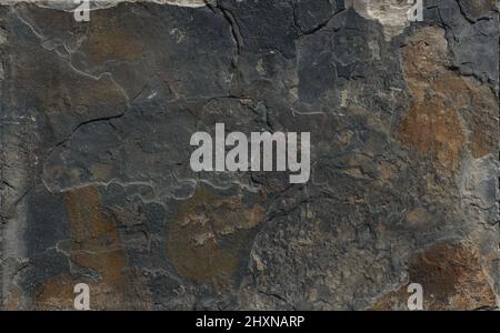 Dark natural stone slate texture Stock Photo