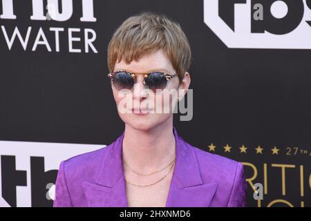 Los Angeles, USA. 13th Mar, 2022. Wrenn Schmidt arrives at the 27th Annual Critics Choice Awards held at The Fairmont Century Plaza in Los Angeles, CA on Sunday, ?March 13, 2022. (Photo By Sthanlee B. Mirador/Sipa USA) Credit: Sipa USA/Alamy Live News Stock Photo