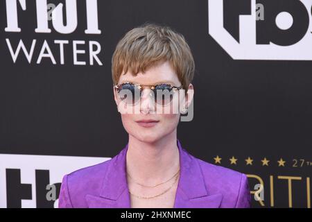 Los Angeles, USA. 13th Mar, 2022. Wrenn Schmidt arrives at the 27th Annual Critics Choice Awards held at The Fairmont Century Plaza in Los Angeles, CA on Sunday, ?March 13, 2022. (Photo By Sthanlee B. Mirador/Sipa USA) Credit: Sipa USA/Alamy Live News Stock Photo