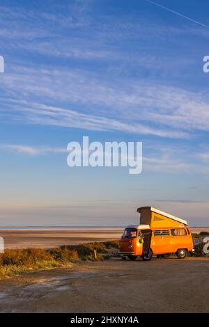 Van Life in Camargue, Southern France Stock Photo