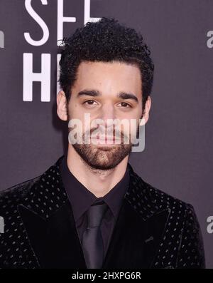 LOS ANGELES, CA - MARCH 13: David Alvarez attends the 27th Annual Critics Choice Awards at Fairmont Century Plaza on March 13, 2022 in Los Angeles, Ca Stock Photo