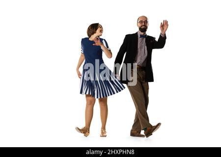 Shot of One Young Gentleman Wearing Old Vintage Clothes Dancing with Cane  Over White Studio Background. Elegant Fashion Stock Image - Image of  baroque, cylinder: 274267005