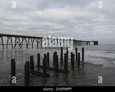 Steetley Pier, Hartlepool, County Durham Stock Photo