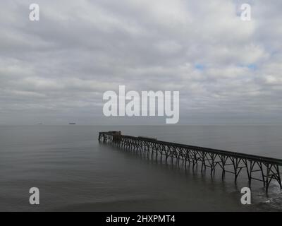 Steetley Pier, Hartlepool, County Durham Stock Photo