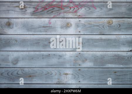 Wooden background in soft pastel grey shade. Wooden horizontal planks Stock Photo