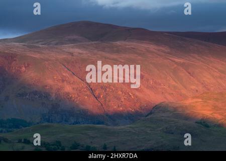 Cumbrian Landscape with dramatic clouds Stock Photo - Alamy