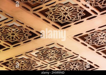 Wooden, middle eastern, Beautiful, Pattern, Roof, Background Stock Photo