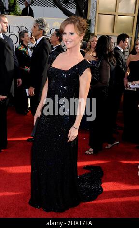 Melissa Leo arriving for the 68th Annual Golden Globe Awards ceremony, held at the Beverly Hilton Hotel in Los Angeles, CA, USA Stock Photo