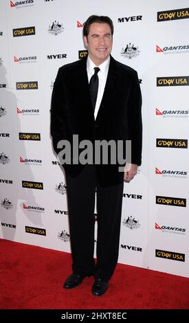 John Travolta 2011 G'Day USA Los Angeles Black Tie Gala Honoring Barry Gibb, Roy Emerson and Abbie Cornish at the Hollywood Palladium, Hollywood. Stock Photo