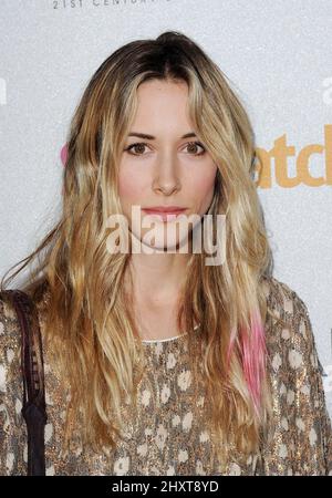 Gillian Zinser arrives at People StyleWatch 'A Night Of Red-Carpet Style' held at Decades Boutique n Los Angeles, California. Stock Photo