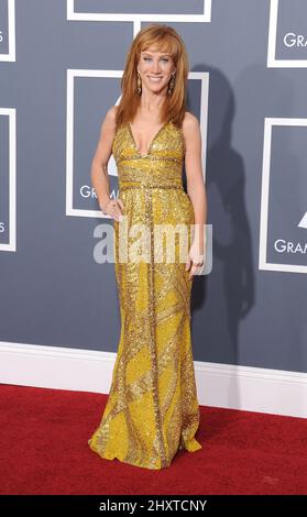 Kathy Griffin arriving at the 53rd Annual Grammy Awards held at the Staples Center in Los Angeles, California Stock Photo