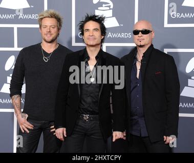 Train arriving at the 53rd Annual Grammy Awards held at the Staples Center in Los Angeles, California Stock Photo