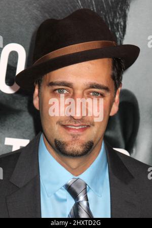 Donnie Keshawarz at 'The Adjustment Bureau' premiere held at the Ziegfeld Theatre in New York, USA. Stock Photo