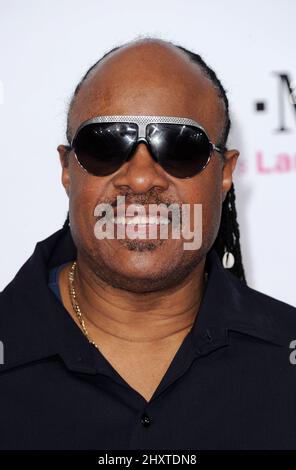 Stevie Wonder at the 2011 T-Mobile NBA All-Star Game, held at LA Live, Los Angeles. Stock Photo