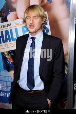 Owen Wilson at the 'Hall Pass' premiere held at ArcLight Cinemas, Los Angeles. Stock Photo