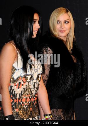 Lourdes Leon and Madonna during the 2011 Vanity Fair Oscar Party hosted by Graydon Carter at the Sunset Tower Hotel, Hollywood, California Stock Photo