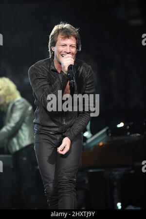 Jon Bon Jovi performs live in concert at the Hard Rock Live! in the ...