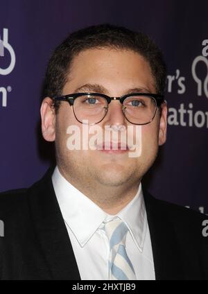 Jonah Hill during The Alzheimer's Association's 19th Annual 'A Night at Sardi's' held the Beverly Hilton Hotel, Los Angeles, California Stock Photo