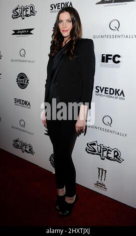 Liv Tyler during the 'Super' Los Angeles Premiere held at the Egyptian Theatre, Hollywood, California Stock Photo
