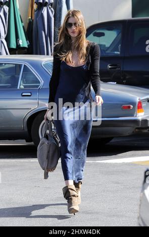 Rosie Huntington-Whiteley is seen out and about in Los Angeles, California Stock Photo