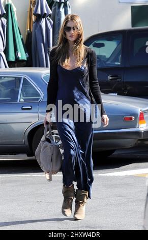 Rosie Huntington-Whiteley is seen out and about in Los Angeles, California Stock Photo
