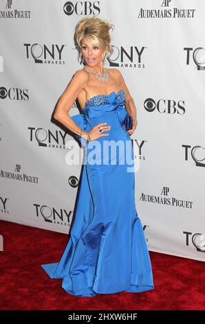 Christie Brinkley attending the 65th Annual Tony Awards held at the Beacon Theatre in New York, USA. Stock Photo