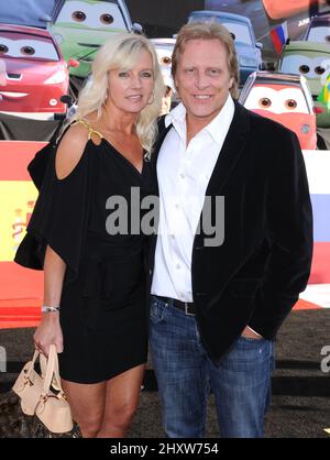 Sig Hansen and Juna Hansen at the world premiere of 'Cars 2' at El Capitan Theatre in Los Angeles, CA. Stock Photo