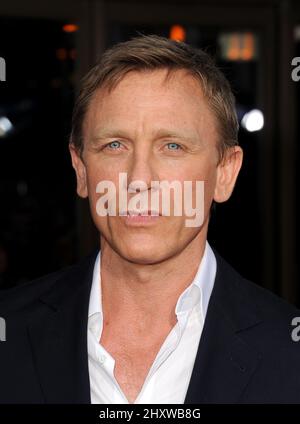 Daniel Craig at the world premiere of 'Cowboys & Aliens' held at the San Diego Civic Theatre Stock Photo