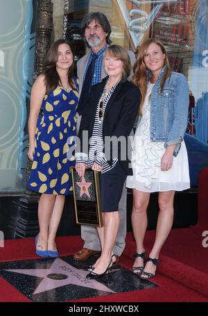 Madison Fisk, Jack Fisk, Sissy Spacek, Schuyler Fisk at the induction