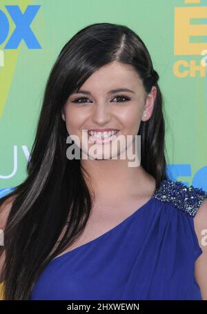 Rebecca Black during the 2011 Teen Choice Awards held at the Gibson
