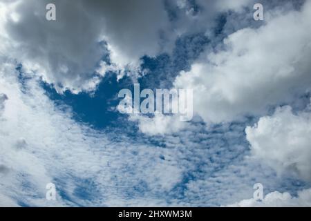 Photo of beautiful textured sky with clouds Stock Photo