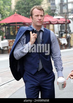 Thomas Jane is seen out and about in Los Angeles, California Stock Photo