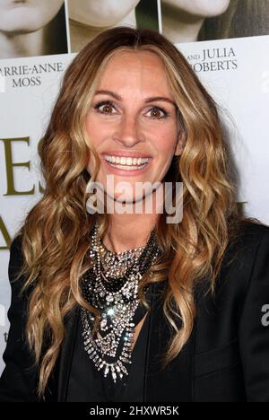 Julia Roberts during the 'Fireflies In The Garden' Los Angeles premiere held at the Pacific Theatre at The Grove, California Stock Photo