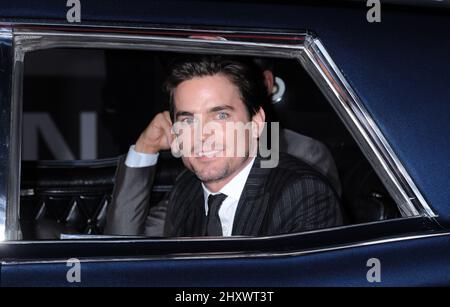 Matt Bomer attending the 'In Time' premiere held at the Regency Village Theatre in Los Angeles, USA. Stock Photo