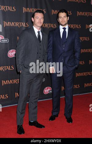Henry Cavill & Luke Evans: 'Immortals' Premiere Guys: Photo