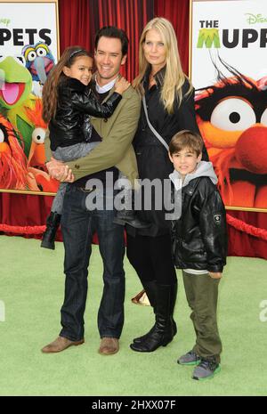 Mark-Paul Gosselaar with his son Michael and daughter Ava 22nd Annual Time for Heroes Celebrity