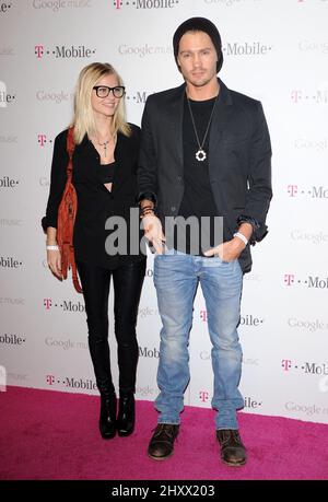 during the T-Mobile Android-Powered 4G Devices Launch Party held at Mr Brainwash Studio, California Stock Photo