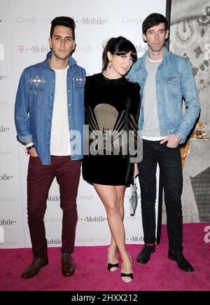 during the T-Mobile Android-Powered 4G Devices Launch Party held at Mr Brainwash Studio, California Stock Photo