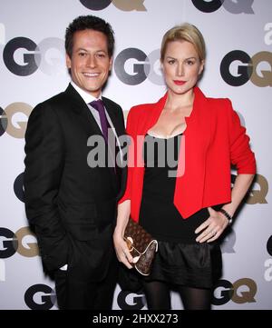 Ioan Gruffudd and Alice Evans at the 2011 GQ Men of the Year Party, held at the Chateau Marmont in Los Angeles, California Stock Photo