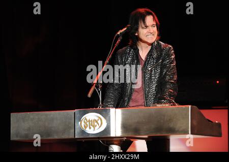 Lawrence Gowan of Styx at the House of Blues in Myrtle Beach, South Carolina Stock Photo