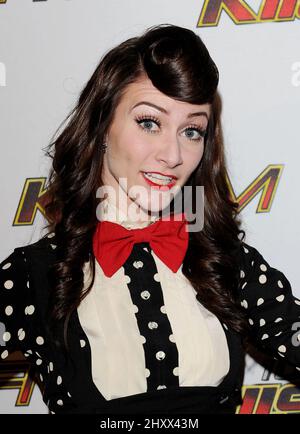 Karmin during the 2011 KIIS FM Jingle Ball held at the Nokia Theatre, California Stock Photo