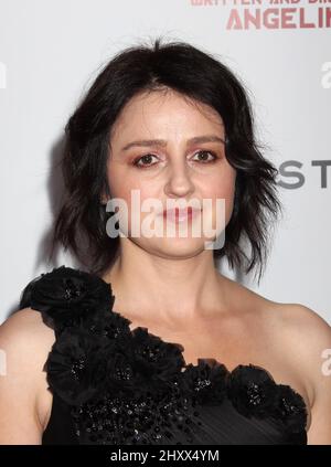 Vanesa Glodjo during the premiere of 'In the Land of Blood and Honey' at The School of Visual Arts Theater in New York City. Stock Photo