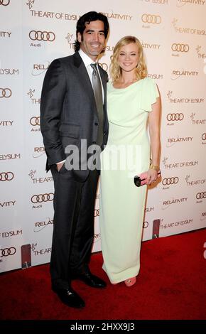 Amy Smart at the 2012 Art of Elysium Heaven Gala held at the Los Angeles Union Station Stock Photo