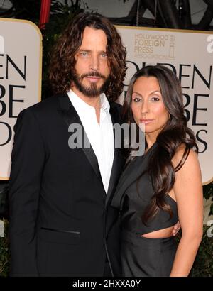 Chris Cornell at the 69th Annual Golden Globe Awards Ceremony, held at the Beverly Hilton Hotel in Los Angeles, CA on January 15, 2011. Stock Photo