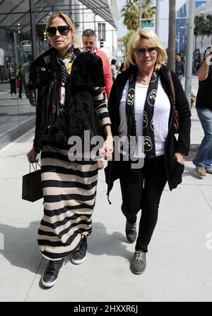 Heidi Klum and her mother is seen out and about in Los Angeles Stock Photo