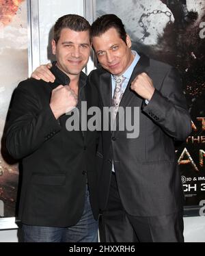 Holt McCallany attending the 'Wrath of the Titans' World Premiere held at the AMC Lincoln Square IMAX in New York, USA. Stock Photo