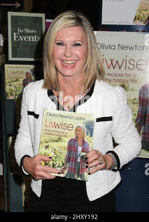 Olivia Newton-John during the 'Livwise' book signing held at Barnes & Noble in New York Stock Photo