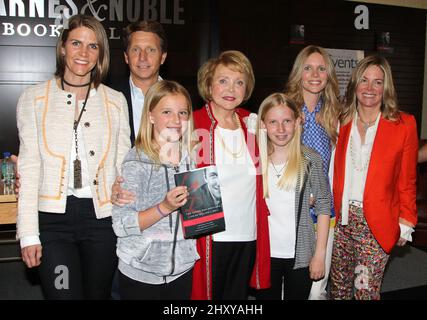 Colleen Bell, Bradley Bell, Lee Bell, Lauralee Bell and Maria Arena Bell attend 'The Young and Restless Life of William J. Bell' book signing held at Barnes & Noble The Grove, June 21, 2012 Los Angeles, Ca. Stock Photo